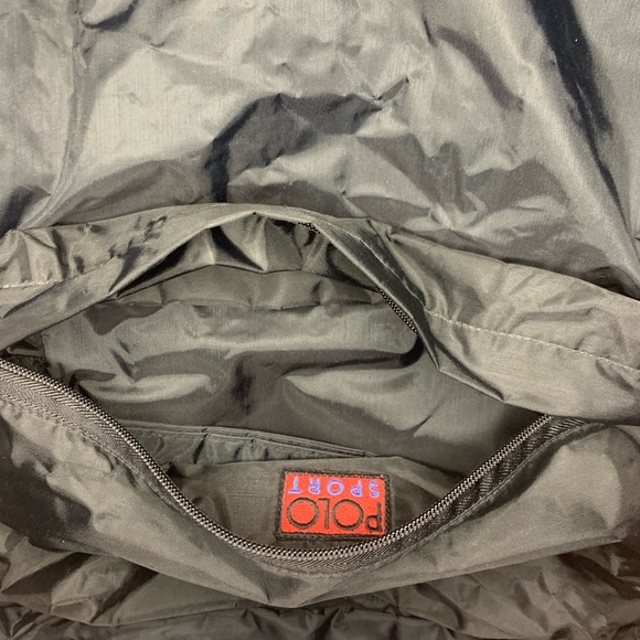 Rare Mint OG Polo Ralph Lauren Polo Sport Patch Nylon Backpack zip stadium Pwing - Picture 4 of 11